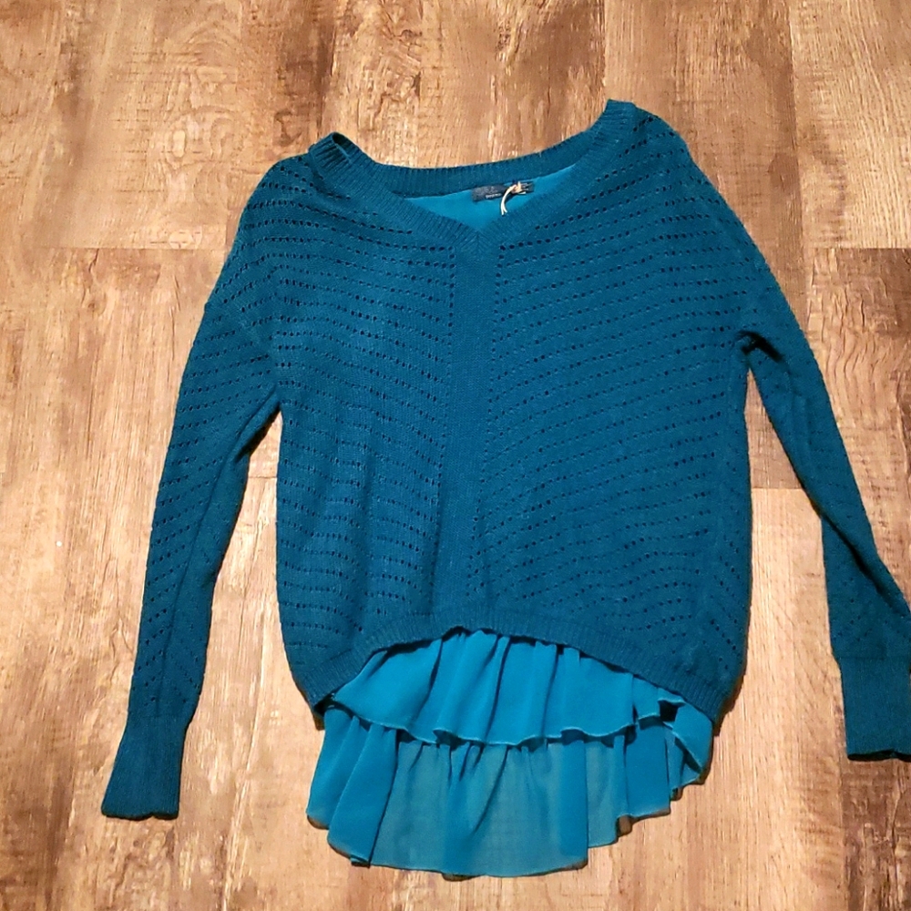Prana blue sweater